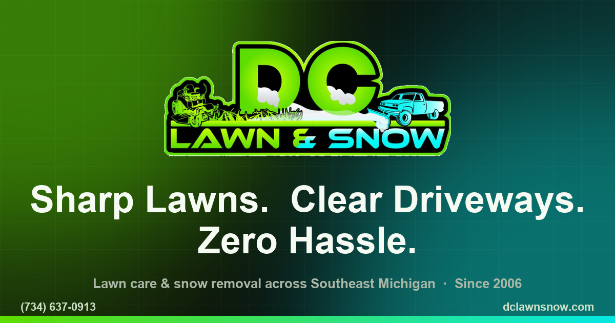 DC Lawn and Snow | Lawn Care & Snow Removal in Ann Arbor & SE Michigan